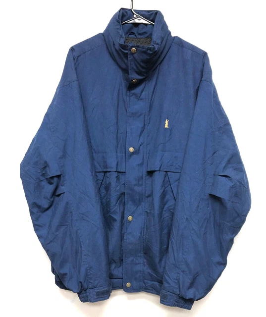 Timberline Colorado Mens Blue Full Zip Snap Windbreaker Jacket - Size L