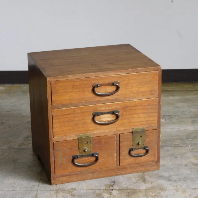Paulownia solid wood needle box tool chest small chest