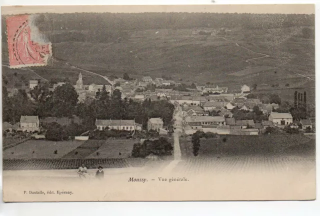 MOUSSY - Marne - CPA 51 - vue generale 1