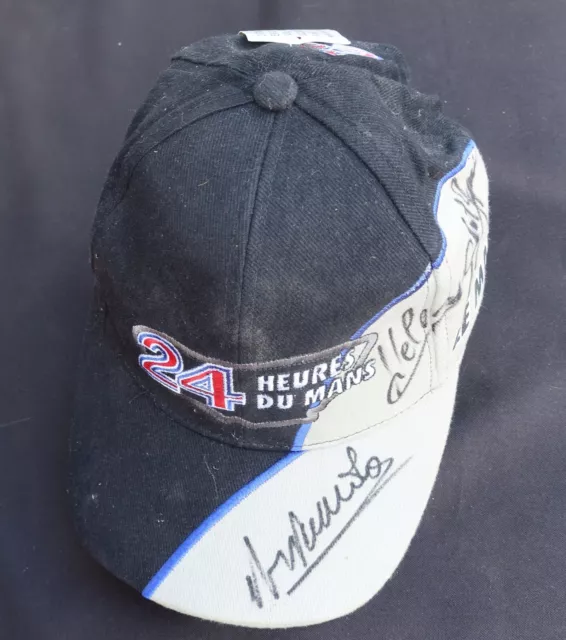 Casquette signée PESCAROLO HERLARY AYARI 24 heurs du Mans SIGNED HAT CAP