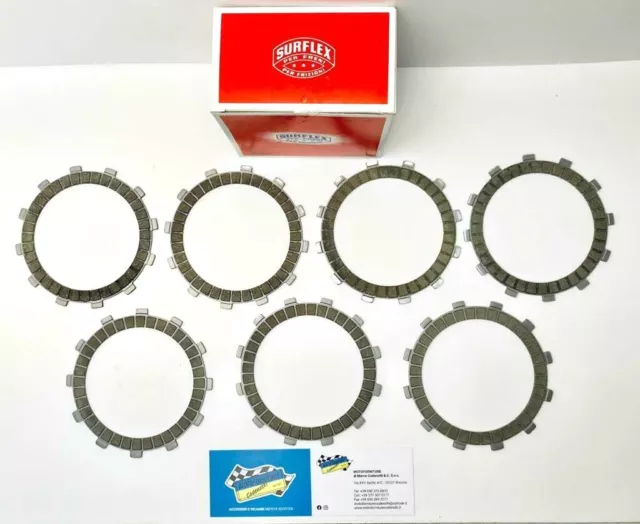 Dischi Frizione Guarniti CAGIVA FRECCIA 125 cc C12 R 2T 89>91 SURFLEX S1351/B