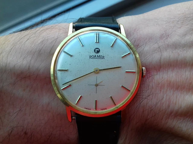 ROAMER 450.8230.902 SUBSECONDS HAND WINDING VINTAGE WATCH MONTRE