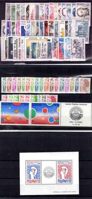 France Timbres Année 1944 Complète – 70 Timbres Neufs (**), Cote 118€