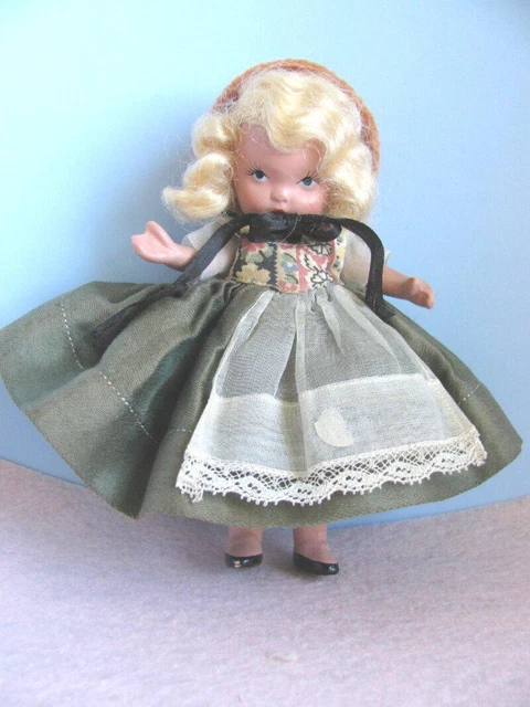 Nancy Ann Storybook Doll #40 Norwegian Marked Judy Ann MB-MS Around World Series
