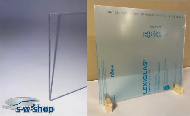 PLEXIGLAS ® DEGLAS ® Acrylglas transparent Zuschnitt, Trennwand, Spuckschutz,