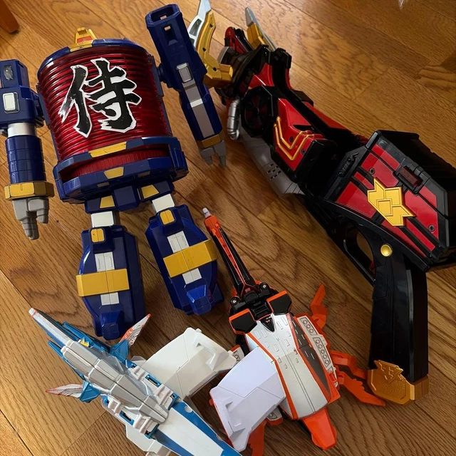 Samarai Power Rangers POWER RANGERS SAMURAI Shinkenoh DX Daikaioh Megazord Origami Morpher 4p ...