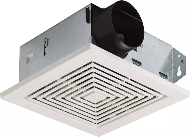 Broan- NuTone 688 Ceiling and Wall Ventilation, 50 CFM 4.0 Sones, White Bath Fan