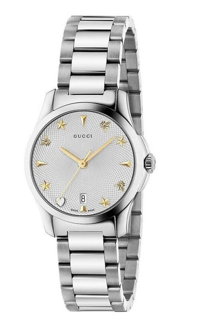Womens gucci on sale watch silver