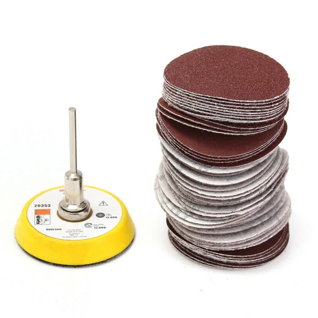 Mole abrasive lucidatura disco riparazione 60 pz 2 pollici rotonde