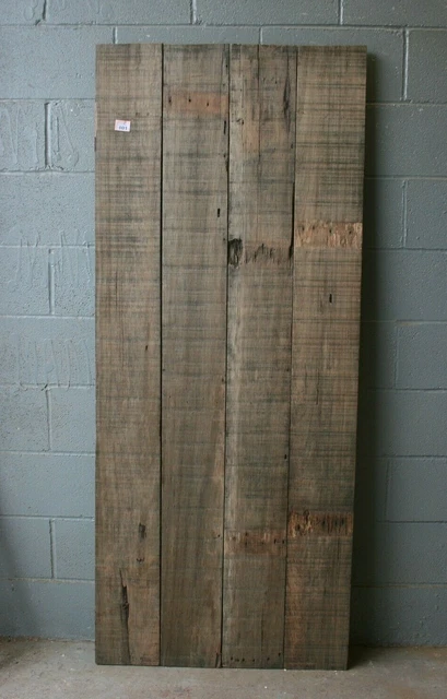 Reclaimed Hard Wood 77 3/4" x 32 1/4"  Plank  Ledge & Brace  Door ref 401B