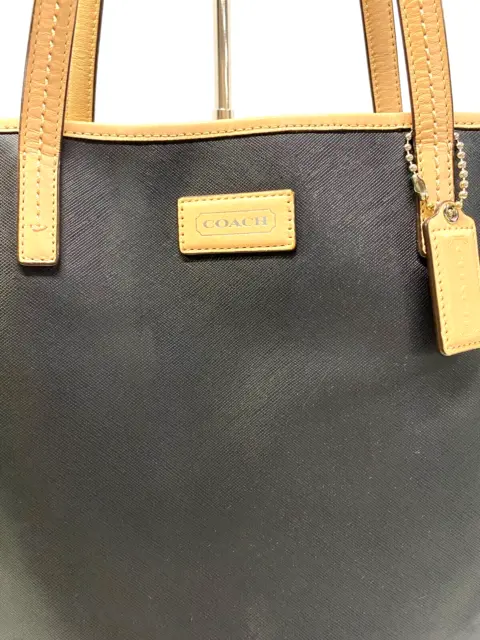 Metrocity Saffiano Black Leather Shoulder Handbag