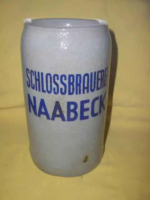 1 L Bierkrug  Schlossbrauerei Naabeck * Aus Nachlass