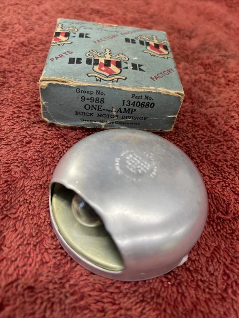 ￼NOS 1950’s GM ￼Accessory  Trunk light 1340680 Very Nice