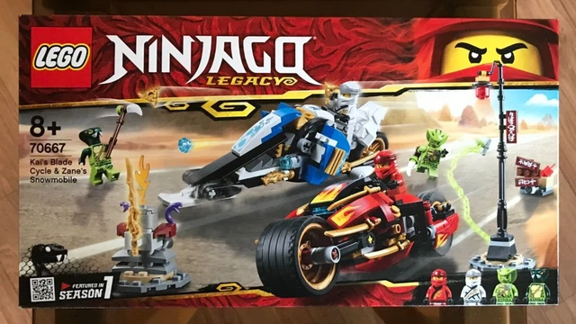 LEGO 70667 Ninjago Kais blade cycle Zanes Snowmobile 376 pcs NEW lego ...