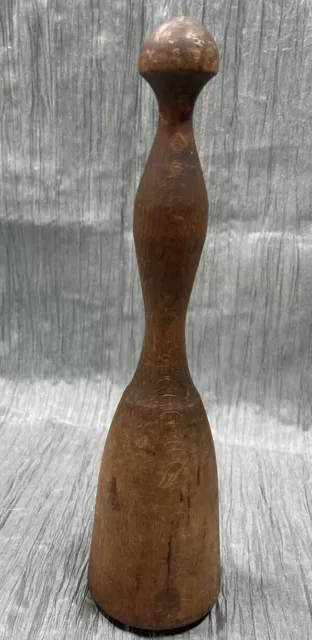Vintage Primitive Wooden Potato Masher Kitchen/Farmhouse Utensil 11” tall