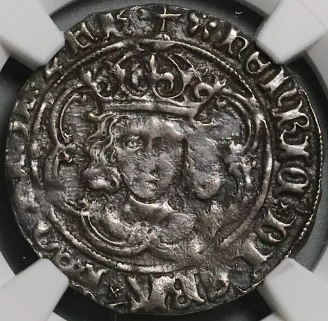 1495 NGC AU England Henry VII Groat 4 Pence Britain Silver S-2199 Coin 23031302C