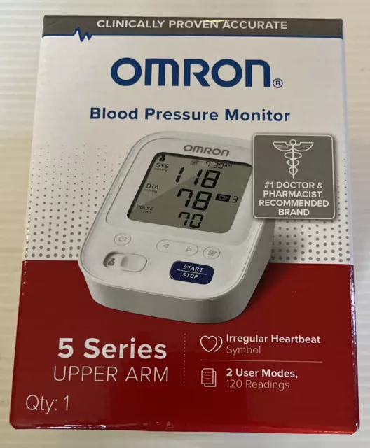 Omron 5 Series BP7200 Upper Arm Blood Pressure Monitor NEW