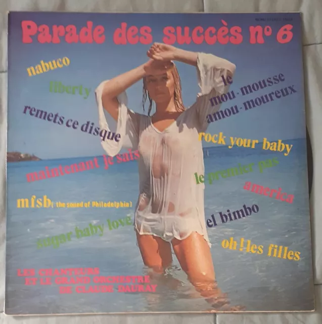 Claude Dauray Parade Des Succes N°6 Sexy Cheesecake Cover French Lp