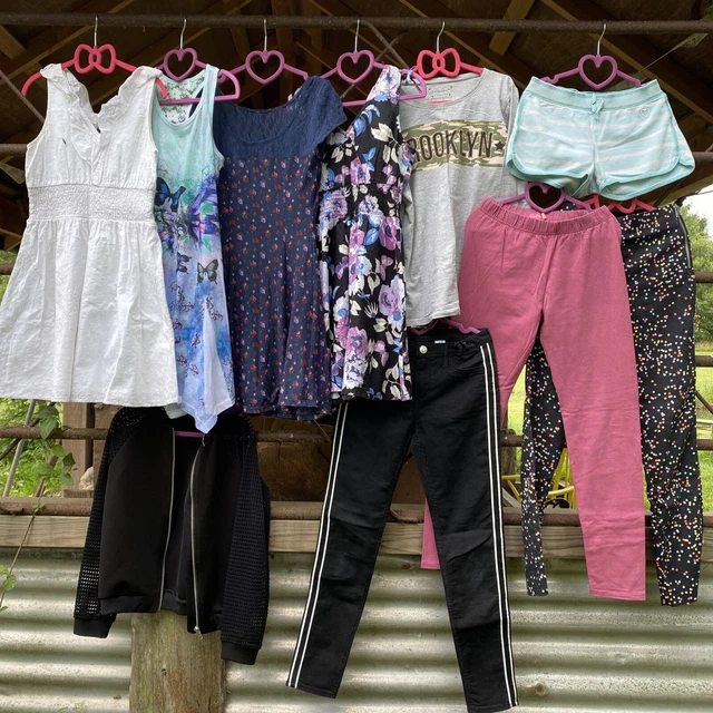 Giacca Sportiva Top Bambina Pacchetto Abiti, Jeans, Top, Pantaloncini Giacca 10-12 Anni Abercrombie