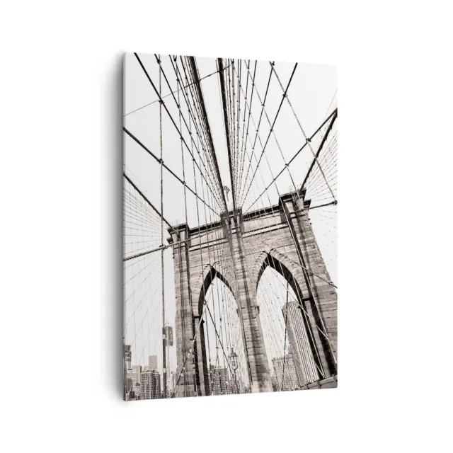 Impression sur Toile 70x100cm Tableaux Image Photo Pont Architecture New York