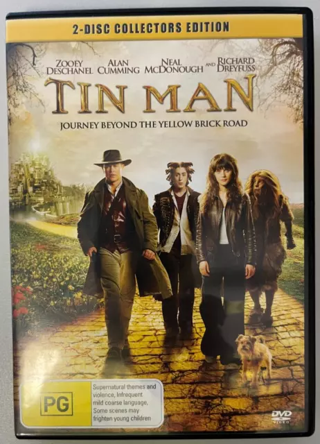Tin Man Collector's Edition DVD Region 4 2007 RIchard Dreyfuss Zooey Deschanel