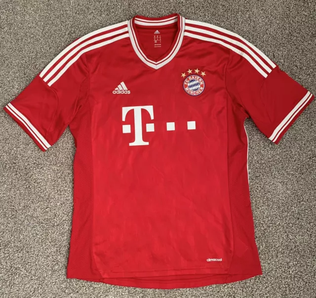 neuwertig* Trikot Gr. M FC BAYERN MÜNCHEN Home Adidas rot Fußball Shirt FCB s