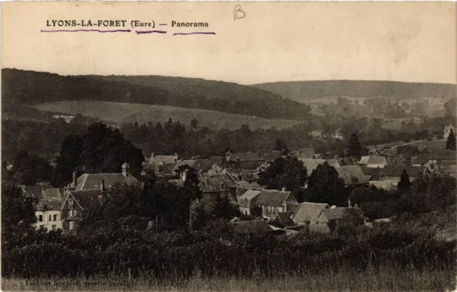 CPA LYONS-la-FORET - Panorama (656672)