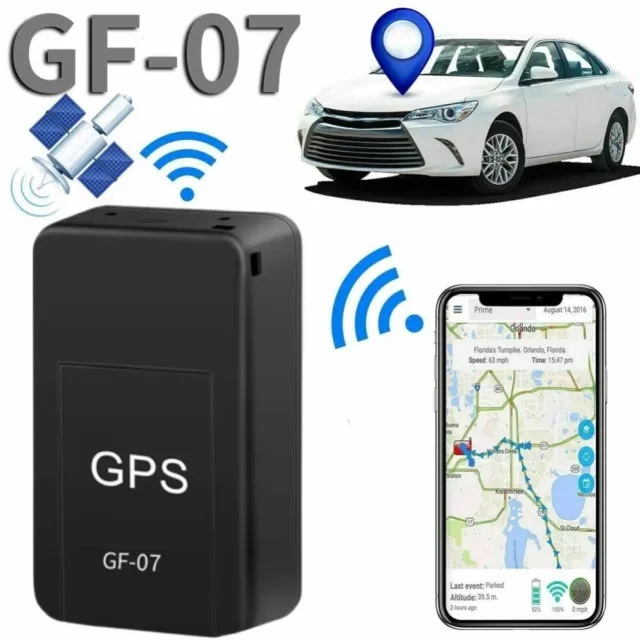GPS Tracker Sender Magnet Echtzeit Tracking Peilsender SMS SOS Alarm KFZ GF07
