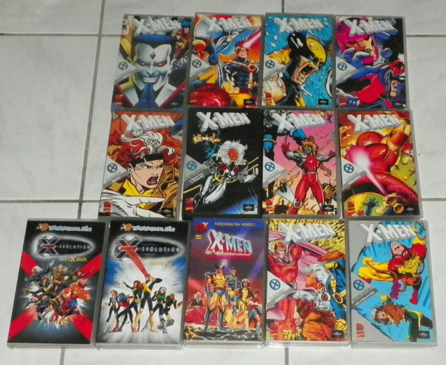 LOT XMEN serie animee 1993, xmen evolution VHS secam en Francais 13