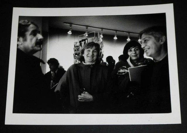 Photo Signée Yvette Troispoux – Portrait Par Willy Ronis & André Kertész, Tirage Argentique 1980