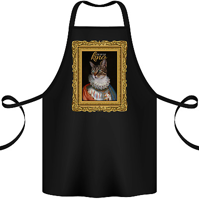 The One True Cat King Funny Cotton Apron 100% Organic