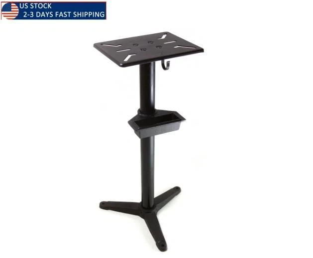 Cast Iron Bench Grinder Pedestal Stand with Water Pot