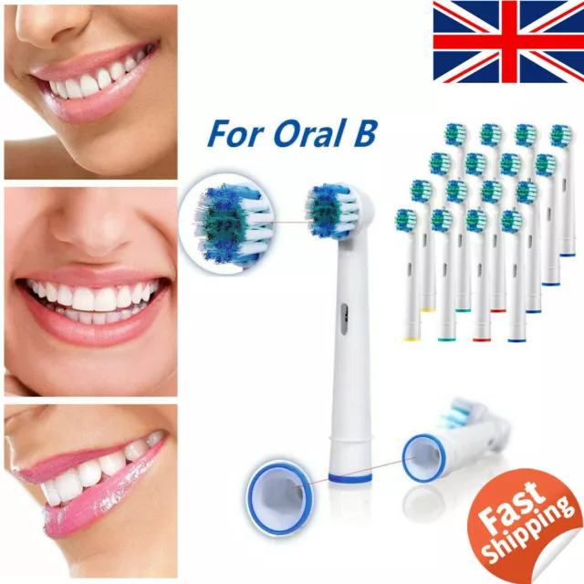 Replacement Electric Toothbrush Heads For Oral B Pro600 2000 Braun Cross Action