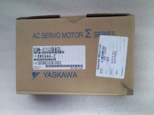 Amat 1080-01243 Motor Sgm Servo 100W 200Vac W/Incr, New