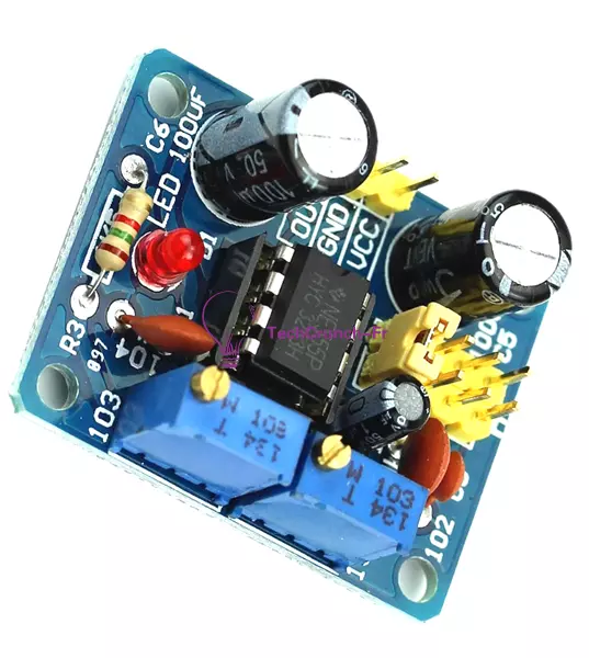 DIY Kit NE555 Duty Cycle and Frequency Adjustable Square Wave Module Board NEW 2