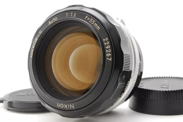 [ Casi Mint ] Nikon NIKKOR-S Auto No Ai 55mm F / 1.2Mf Lente (oku165)