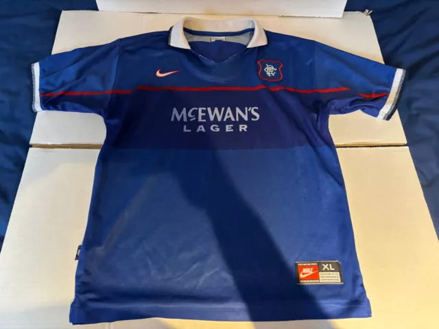 Glasgow Rangers Football Club 1997/99 Nike Home Shirt