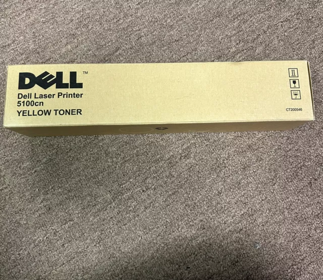 NEW Genuine Dell CT200546 Yellow Toner Cartridge For Laser Printer 5100cn