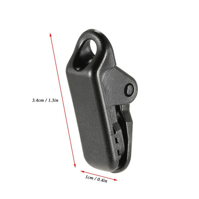 20x Zelte Markisenklemmen Tarp Clips Snap Hangers Camping Survival Tighten Tools 2