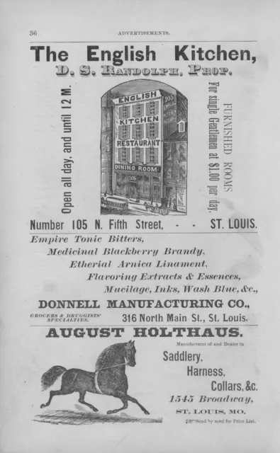 The English Kitchen - Donnell Manufacturing - August Holthaus- St. Louis, Mo1877