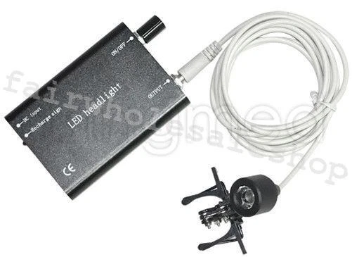 USA Seller - Clip Head Light Lamp for Dental Surgical Medical Binocular Loupe
