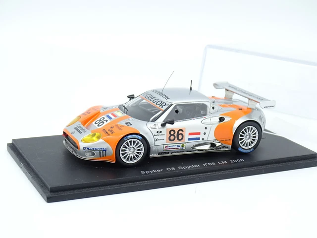 Miniature Spark Replicars Spyker C8 Double 12 R N°85 - Le Mans 2002, échelle 1/43 (REPSPY04)
