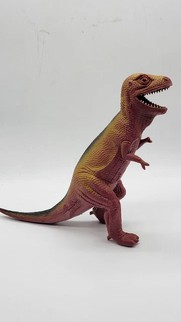 Vintage Dor Mei Tyrannosaurus Rex T-Rex 11” Dinosaur Figure Toy Gently Used