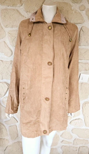 Trench Patrice Breal Mi-long Femme - Taille 4 (42/44) - Beige - Occasion En Très Bon état