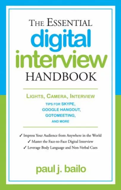 The Essential Digital Interview Handbuch: Lights, Kamera, Interv