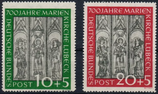 Bund 1951 - MiNr. 139 und 140 postfrisch