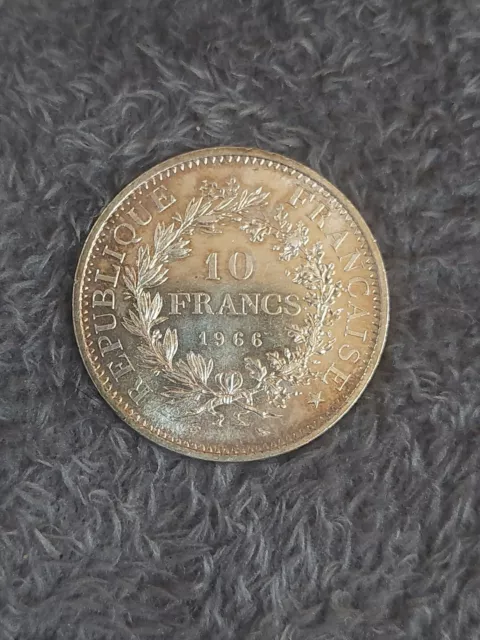 pièce 10 francs argent hercule