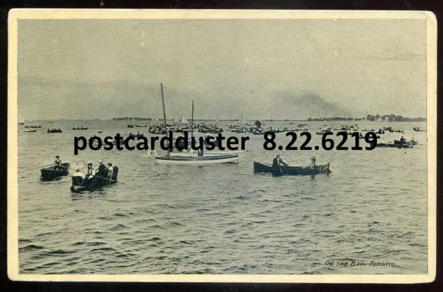 TORONTO Postcard 1910s Ontario Lake Boating