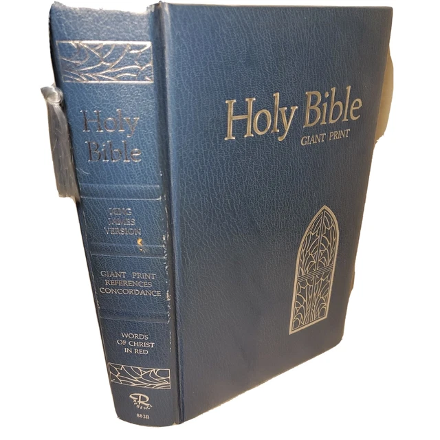 KJV HOLY BIBLE Giant Print CenterColumn Reference Bible by Thomas