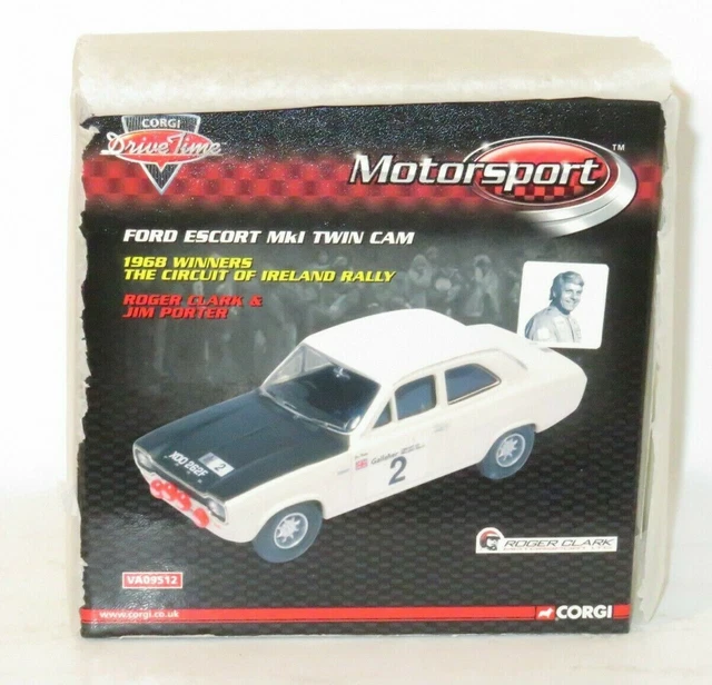 Modèle Réduit 1:43 Ford Escort Twin Cam #2 Roger Clark - Rallye D'Irlande 1968 - Marque Trofeu